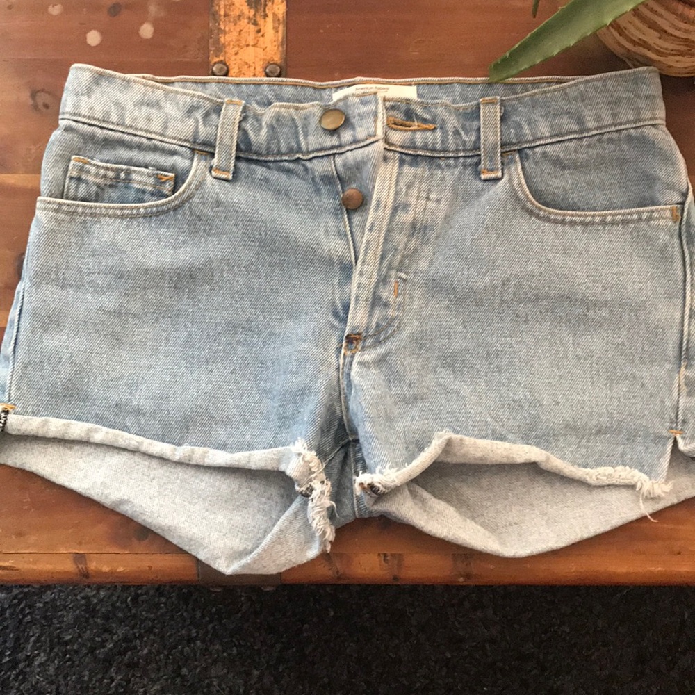 American apparel denim shorts